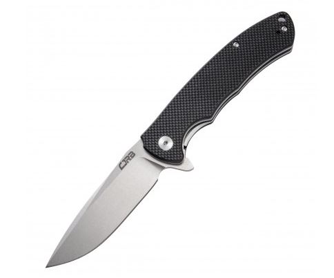CJRB Knives Taiga Flipper Folding Knife, D2, Black G10, J1903BKF