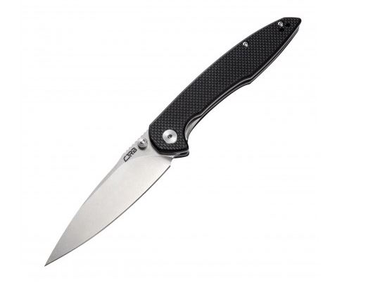 CJRB Centros Flipper Folding Knife, D2, Black G10, J1905BKF