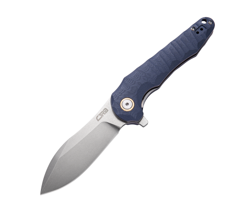 CJRB Mangrove Flipper Folding Knife, D2, G10 Blue/Grey, J1910GYC
