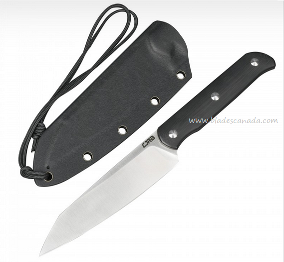 CJRB Silax Fixed Blade Knife, AR-RPM9, G10 Black, Hard Sheath, J1921BBK