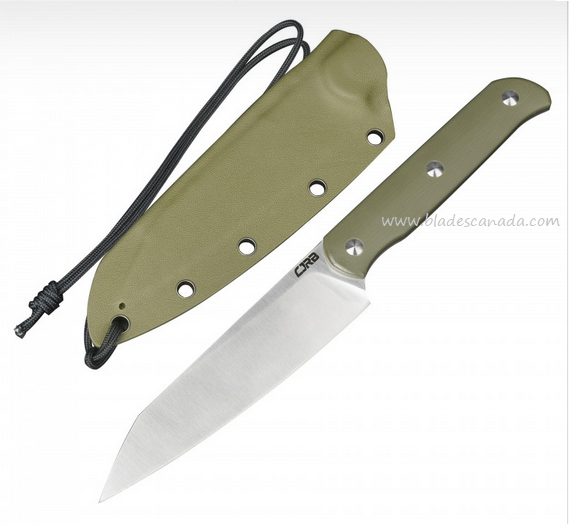 CJRB Silax Fixed Blade Knife, AR-RPM9, G10 Green, J1921BGN
