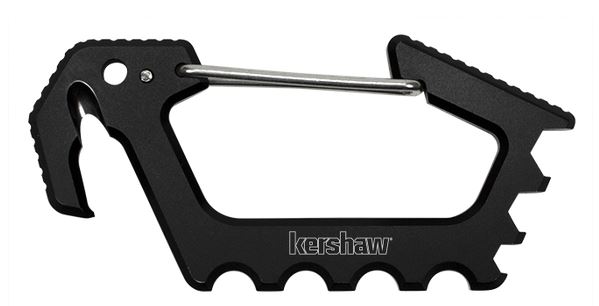 Kershaw Jens Carabiner Multi-Tool, Stainless Black, K1150BLK