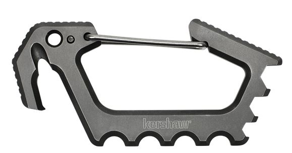 Kershaw Jens Carabiner Multi-Tool, Stainless Steel, K1150TI