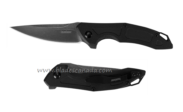 Kershaw Jens Anso Method Flipper Folding Knife, G10 Black, K1170