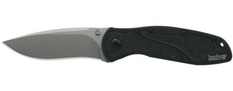 Kershaw Blur Folding Knife, Assisted Opening, S30V, Aluminum Black, K1670S30V