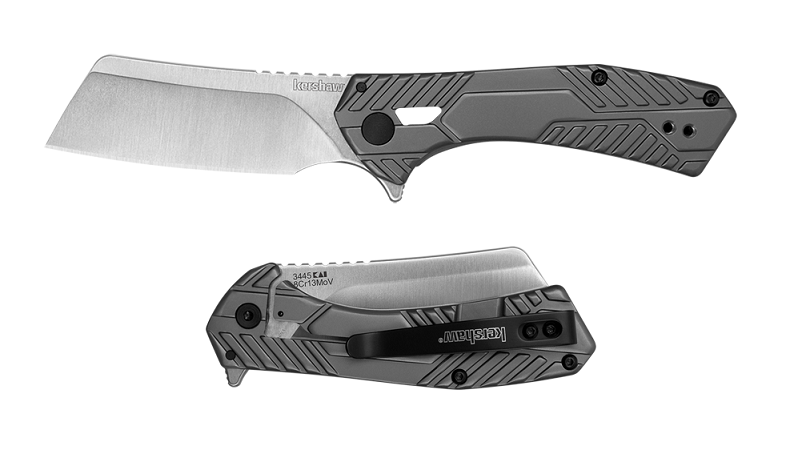 Kershaw Static Flipper Framelock Knife, Stainless Steel, K3445
