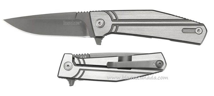 Kershaw Nura 3.0 Flipper Framelock Knife, Stainless Handle, K4030TIKVT