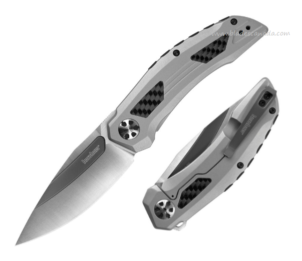 Kershaw Norad Framelock Folding Knife, D2 Gray PVD, Stainless, 5510