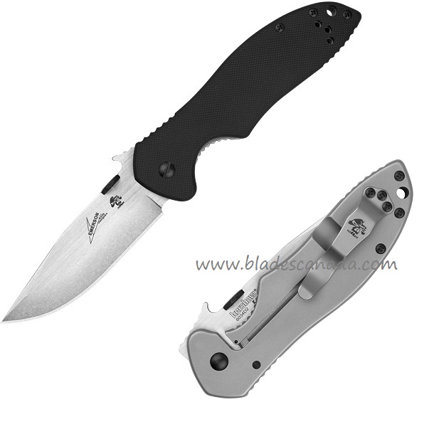 Kershaw CQC-6K Framelock Folding Knife, Wave Opening, D2 Steel, G10 Black, K6034D2
