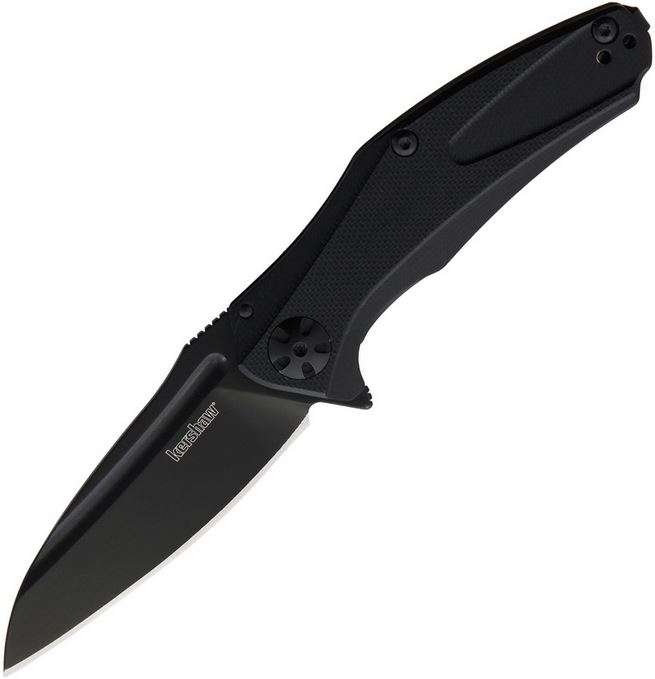 Kershaw Natrix Flipper Framelock Knife, G10 Black, K7006BLK