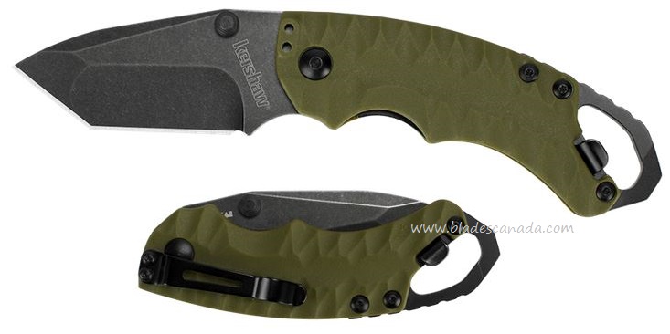 Kershaw Shuffle II Folding Knife, GFN OD Green, K8750TOLBW