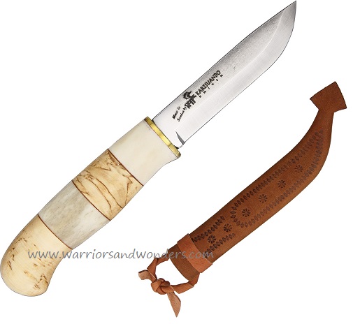 Karesuando Knives 3524 Willow Grouse w/ Leather Sheath