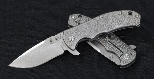 Kizer Seppia Flipper Framelock Knife, CPM S35VN, Titanium, 3401 - Click Image to Close