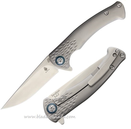 Kizer Sealion Flipper Framelock Knife, CPM S35VN, Titanium, 4509
