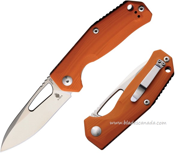 Kizer Kesmec Folding Knife, N690, G10 Orange, 4461N2
