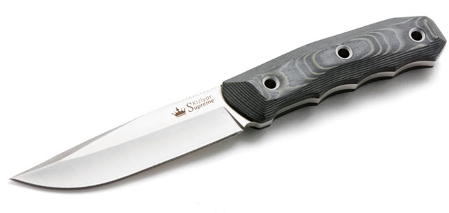 Kizlyar Echo Fixed Blade Knife, AUS 8 Satin, Kydex Sheath, KK0059