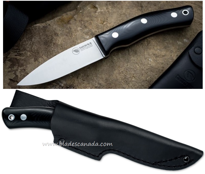 Casstrom No.10 SFK Fixed Blade Knife, 14C28N, Micarta Black, KS13120