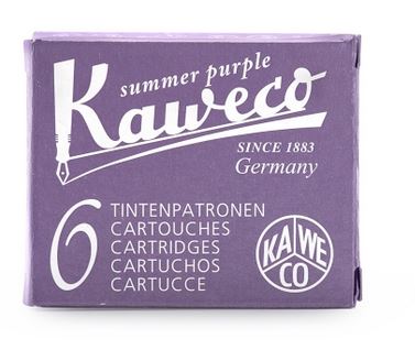 Kaweco Fountain Ink Cartridge 6-Pack - Summer Purple - Click Image to Close