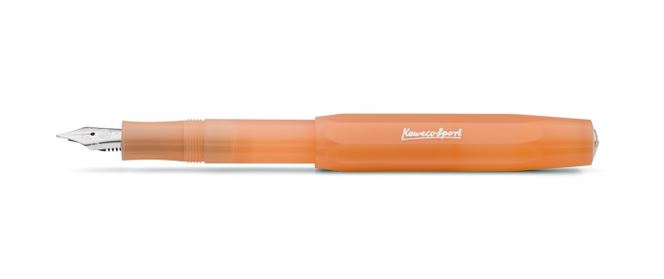 Kaweco Frosted Sport Fountain Pen Soft Mandarin - Fine