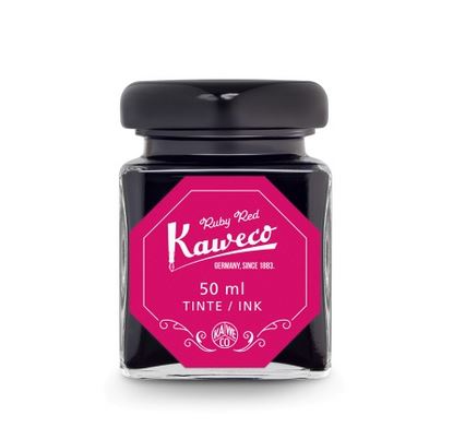 Kaweco Ink Bottle 50ml - Ruby Red - Click Image to Close