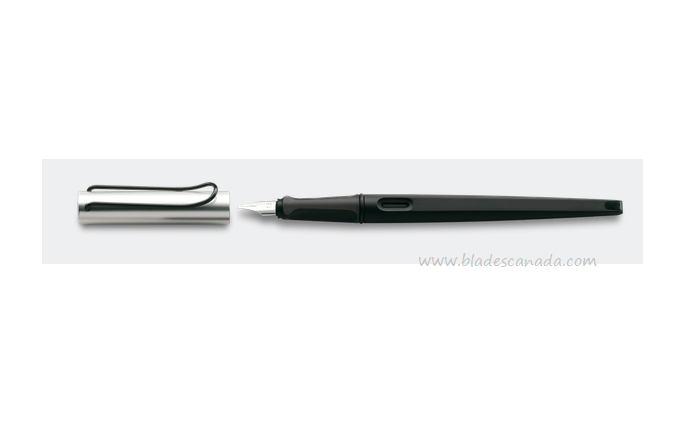 Lamy Joy Calligraphy Fountain Pen - Aluminum 1,5mm Black/Silver