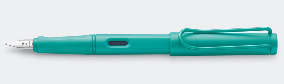 Lamy Safari Fountain Pen - Candy Aquamarine Limited Edition - Click Image to Close