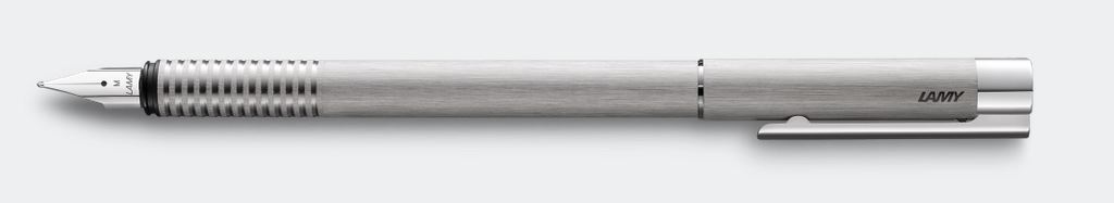 Lamy LOGO Fountain Pen - Brushed, Medium Nib