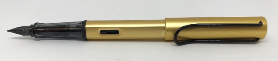Lamy Al-Star Fountain Pen Medium Nib- Au-Black Special Edition