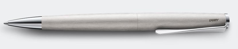 Lamy Studio Ballpoint Pen - Brushed - Click Image to Close