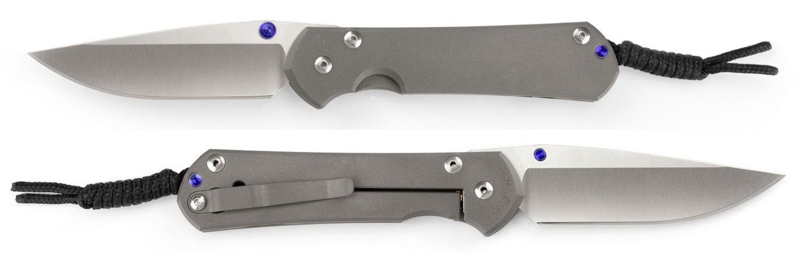 Chris Reeve Large Sebenza 31 Framelock Folding Knife, CPM S45VN, Titanium - Click Image to Close