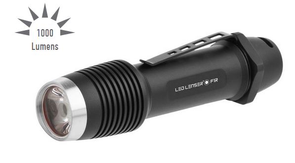 LED Lenser F1R Rechargeable Flashlight - 1000 Lumens
