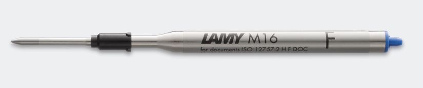 Lamy M16 Ballpoint Pen Refill - Fine - Blue - Click Image to Close