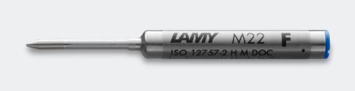 Lamy M22 Mini Ballpoint Refill - Fine - Blue - Click Image to Close