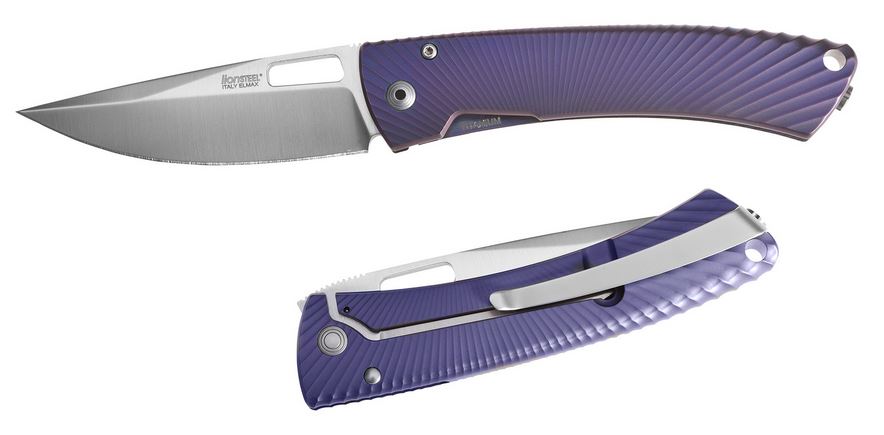 Lion Steel TS1VM Ti Spine - Matte Purple