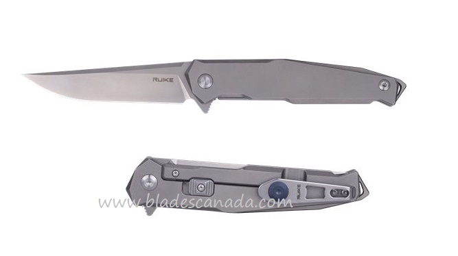 Ruike M108-TZ Flipper Framelock Knife, 154CM, Titanium
