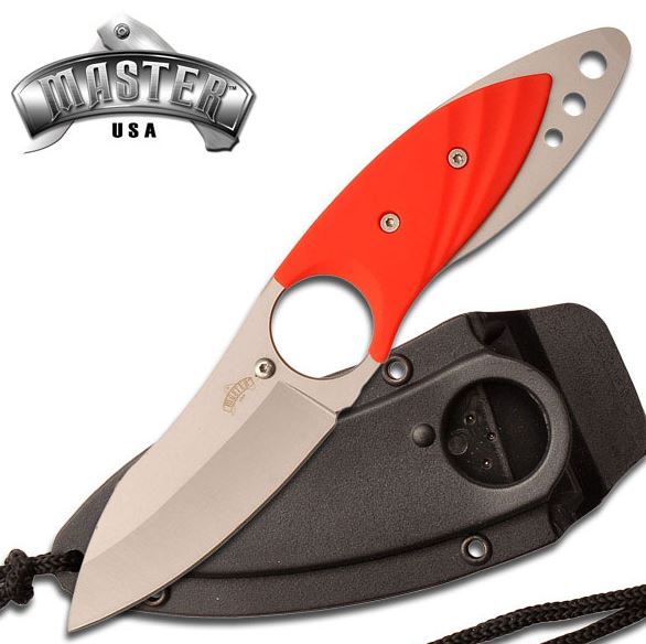 Master MU-1120RD Red Neck Knife w/Hard Sheath (Online Only)