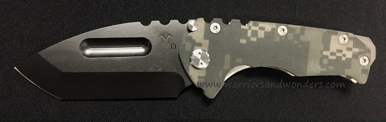 (Discontinued) Medford Praetorian G/T Folding Knife, D2 Tanto Black PVD, G10 Digi Camo