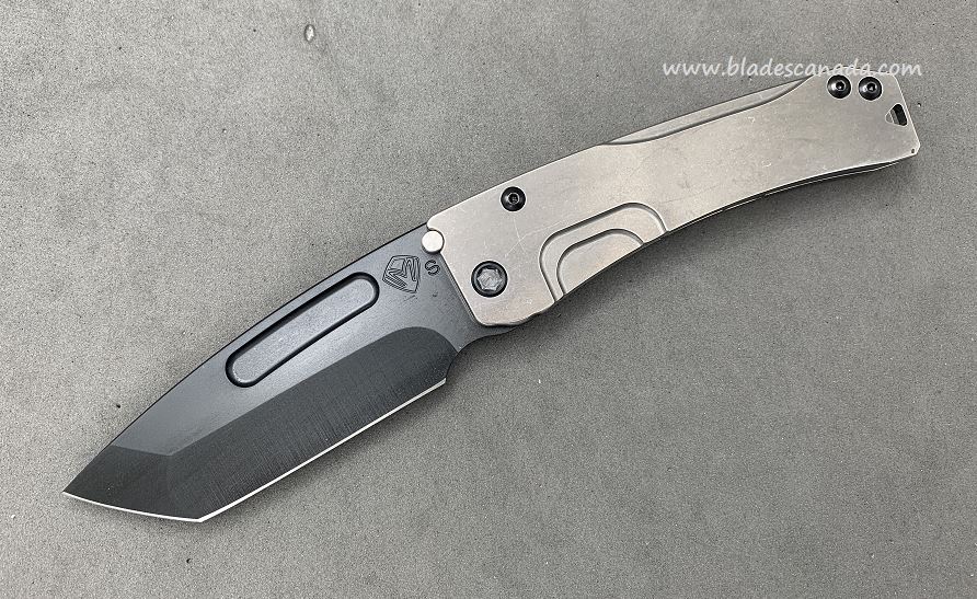 Medford Slim Midi Framelock Folding Knife, S35VN Tanto PVD, Titanium Tumble