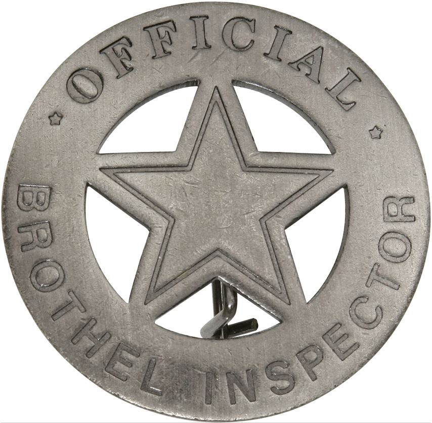 BOTOW Official Brothel Inspector Badge