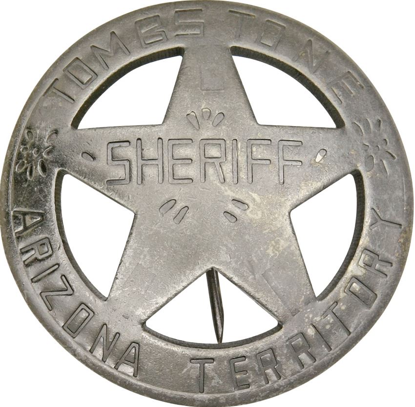 BOTOW Tombstone Arizona Shriff Badge