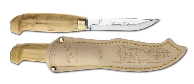 Marttiini 131010 Lynx Knife 131 w/ Leather Sheath