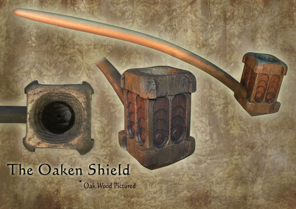 MacQueen Pipes 'The Oaken Shield' - Red Oak Wood
