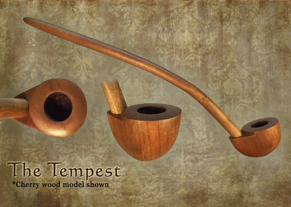 MacQueen Pipes 'The Tempest' - Cherry Wood