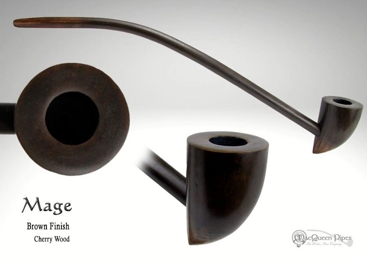 MacQueen Pipes 'Mage' - Cherry Wood [Brown]
