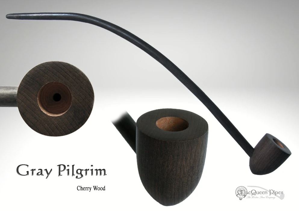 MacQueen Pipes 'The Gray Pilgrim' - Cherry Wood
