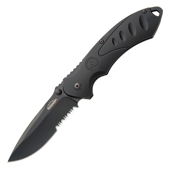 Remington Sportsman Fast Assisted Opening Folding knife, Black Serrated R11612