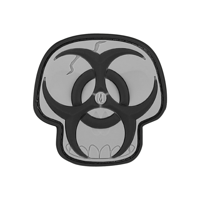 Maxpedition PVC Morale Patch - Biohazard Skull Swat
