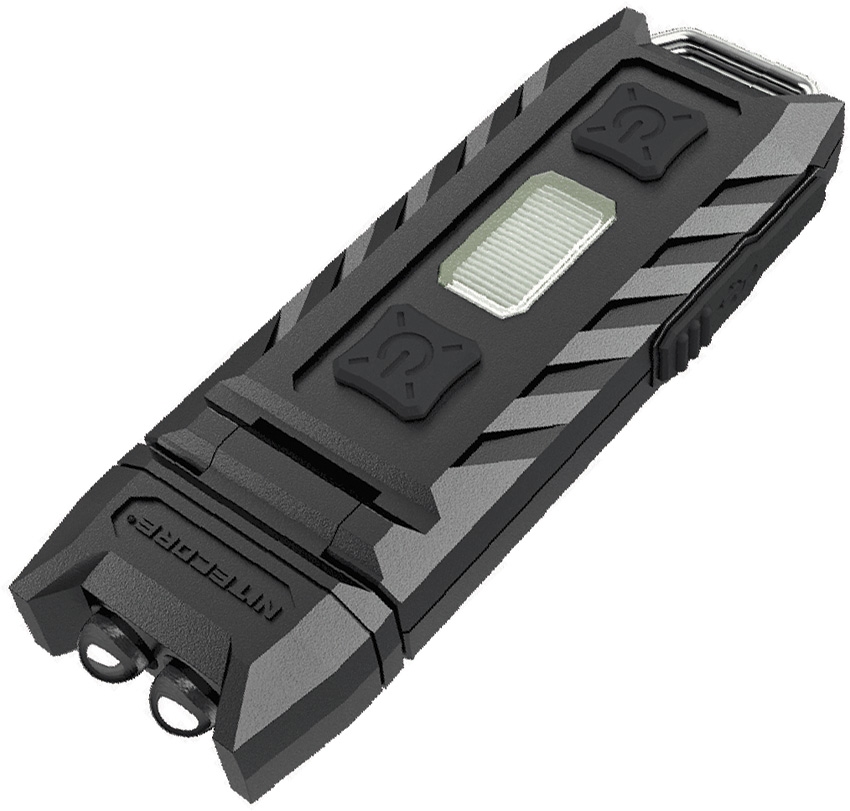 Nitecore THUMB Tiltable Keychain LED Black - Ultraviolet - Click Image to Close