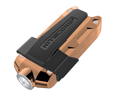 Nitecore TIP LED Rechargeable Keylight, Copper - 360 Lumens - Click Image to Close