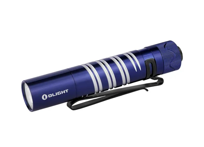 Olight i5R EDC Rechargeable Flashlight, Regal Blue - 350 Lumens
